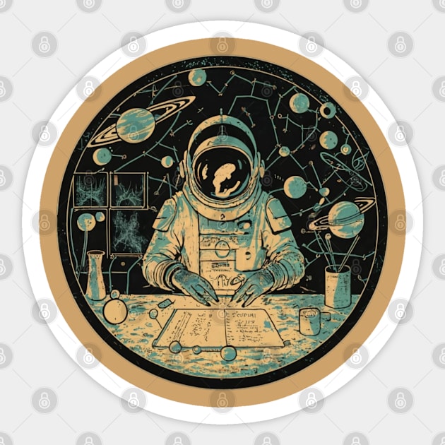 Astronomer - Job, Science Sticker by Signum